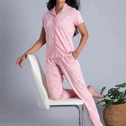 Zivame Women Printed Night suit image 2