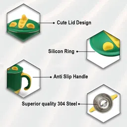 one and only Stainless Steel Interior Toddler Sippy Cup – BPA-Free Training Cup with Handles image 4