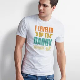 Seekbuylove Men Bio Finish Typography Printed Round Neck Cotton T-shirt-picture-31
