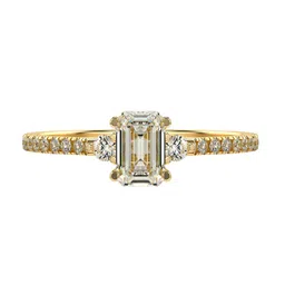 VALANOVA Women 18 Kt 925 Sterling Silver Lab Grown 1.12 CT Diamond Ring 1.12 gm-image-69