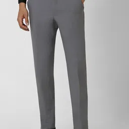 Van Heusen Men Cotton Mid-Rise Regular Fit Formal Trousers-picture-25