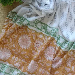 Weaves of Tradition Printed Pure Cotton Unstitched Dress Material image 2