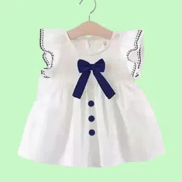 UPTREND VESTURE Girls White Polyester Dresses-picture-17