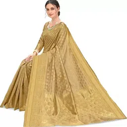 SAADHVI Woven Design Zari Pure Silk Saree image 3