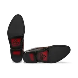 MILLE DOLLARI Men Textured Leather Lace-Ups Regular Boots image 2