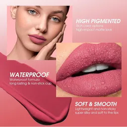 A.D.S Matte Me Liquid Lipstick- 4ml-19-Endless Candy image 4