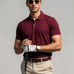 ADRO Men Maroon Cotton Tshirts-picture-19