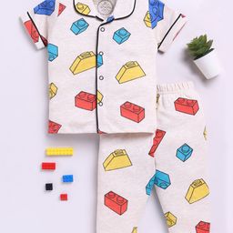 Clt.s Unisex Kids Printed Night suit-picture-28