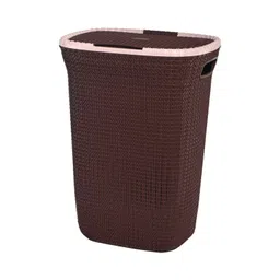 Aura Brown Textured Laundry Bag 55 L image 4