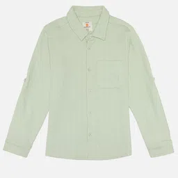 Bodycare Boys Vertical Striped Cotton Shirt-picture-23