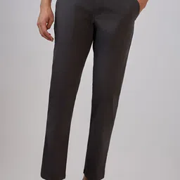 Raymond Slim-Fit Flat Front Casual Chinos-picture-10