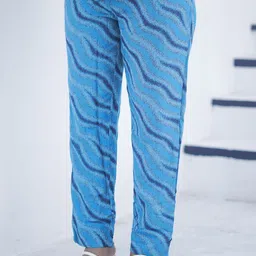 Aujjessa Women Printed Regular Sequinned Kurta with Trousers image 5