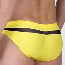 PANTEAZY Front Cutout Design Basic Briefs LO-LY2404-BR-Y-S image 2
