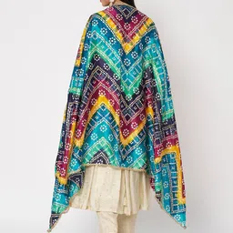 AKSHADEEP Printed Leheriya Dupatta image 2