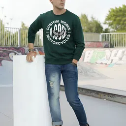 R.Code by The Roadster Life Co. Men Printed Sweatshirt-picture-53