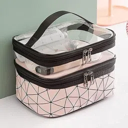 Virtuous Printed Double Layer Makeup Pouch image 4