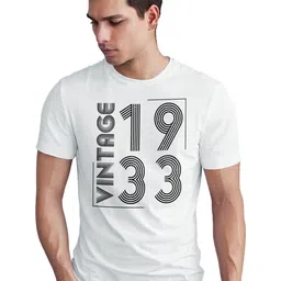 Seekbuylove Men Bio Finish Typography Printed Pure Cotton T-shirt-picture-35