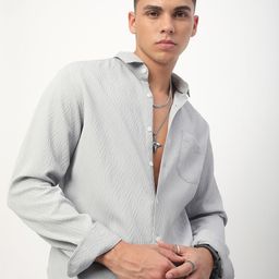 VASTRADO Men Classic Slim Fit Opaque Casual Shirt-picture-49