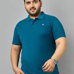 Zigo Plus Size Polo Collar Short Sleeves Casual T-shirt-picture-19