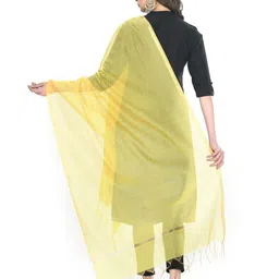 A R SILK DUPATTA HUB Art Silk Dupatta with Zari image 2