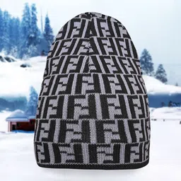 LOOM LEGACY Men Printed Beanie Caps-image-85