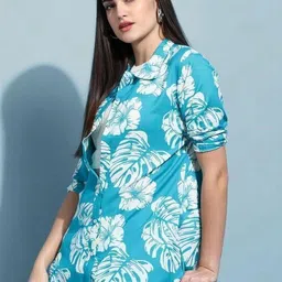 VenderVilla Printed Shirt Collar Shirt With Printed Trousers Co-Ords image 4