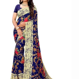 KANOODA Printed Georgette Saree-picture-24