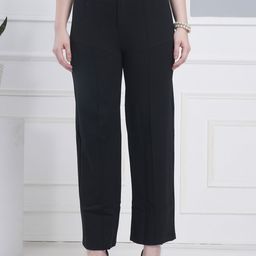 BAESD Women Regular Fit High-Rise Formal Trousers-picture-36