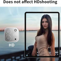 AMEYAA Back Camera Lens Glass Protector for Redmi Note 14 Pro 5G [Full Coverage 360 Degree protection Tempered Glass image 2