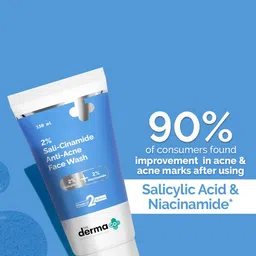 The Derma co. Set of 2 Sali-Cinamide Anti-Acne Face Wash - 150ml each image 4