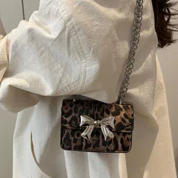 StyleCast Printed PU Structured Sling Bag image 3