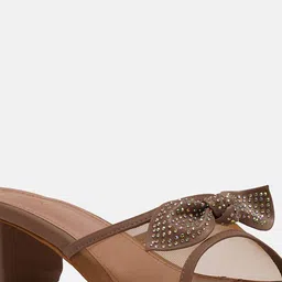 JM Looks Embellished Party Platform Sandals with Bows image 2