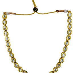 AARNAA Gold-Plated Stone Studded Jewellery Set image 2