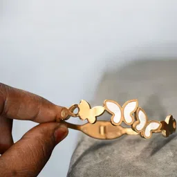 Gems Guru Multi Metal Crystals Bracelet image 2