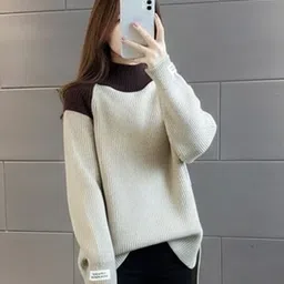 Mast & Harbour Women Colourblocked Pullover-picture-10