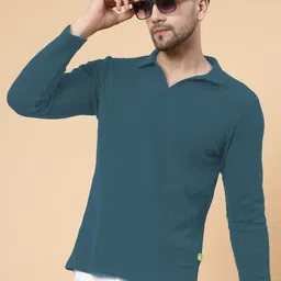 Rigo Polo Collar Pure Cotton T-shirt-image-7