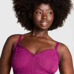 Victoria's Secret Women Geometric Printed BraletteMedium Coverage Bra-image-99