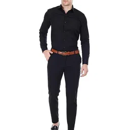 Xjarvis Men Pack Of 2 Standard Slim Fit Spread Collar Solid Formal Shirts image 5