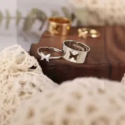 Teeragaj Set Of 2 Adjustable Finger Ring-image-40