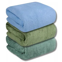 Fezora Blue & Green 3 450 GSM Bath Towel-picture-16