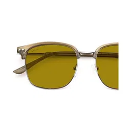MacV Unisex Green Lens & Gold-Toned Square Sunglasses with image 3
