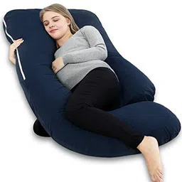 jaipurlinen Luxury series super soft Microfibre Solid Pregnancy Pillow Pack of 1-picture-25
