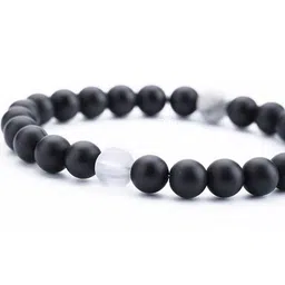 Divine souvenirs Unisex Artificial Beaded Elasticated Bracelet image 2