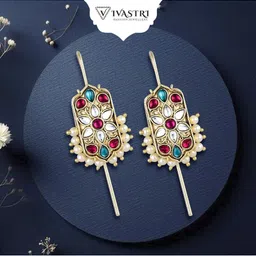 VIVASTRI Geometric Drop Earrings-picture-29