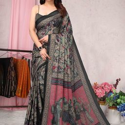 MIRCHI FASHION Abstract Printed Ready to Wear Saree-picture-18