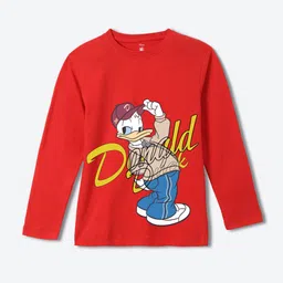 YK Disney Boys Printed Pure Cotton Round Neck Tshirts-picture-22