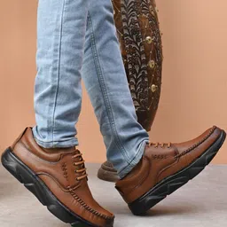 HERE&NOW Men Synthetic Leather Derbys Shoes-picture-41