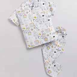 NAUTI KIDZ Boys Printed Night suit-image-71