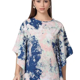 SZN Floral Print Kimono Sleeve Kaftan Top-picture-26
