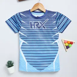 HRX by Hrithik Roshan Boys Geometric Printed T-shirt-image-45